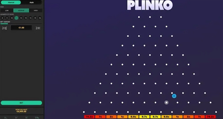 Casino Online Plinko Dare 2 Win Game