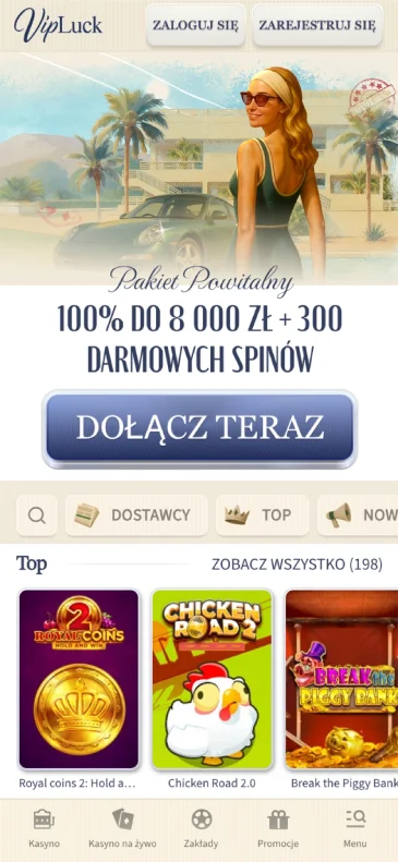 VipLuck - najlepsze kasyno online