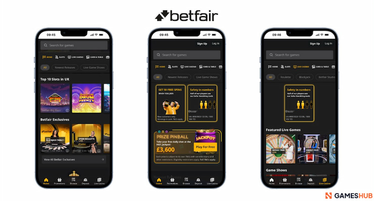 An Image of Betfair Casino a top IGT casino.