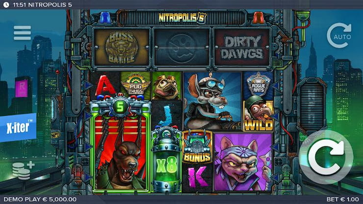 The Nitropolis 5 slot from ELK Studios
