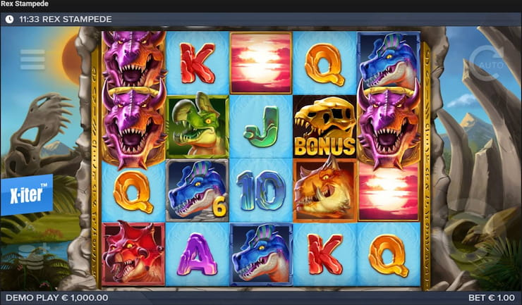 Rex Stampede slot from ELK Studios