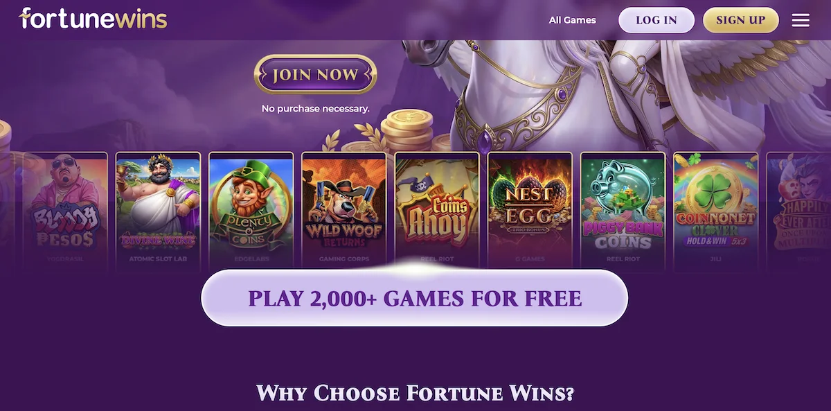 Fortune Wins Casino review