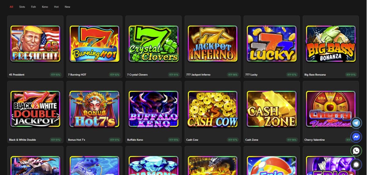 Juwa 777 casino games