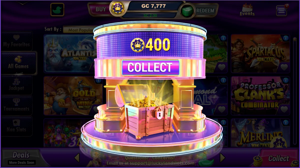 LuckyLand Slots Welcome Promotion