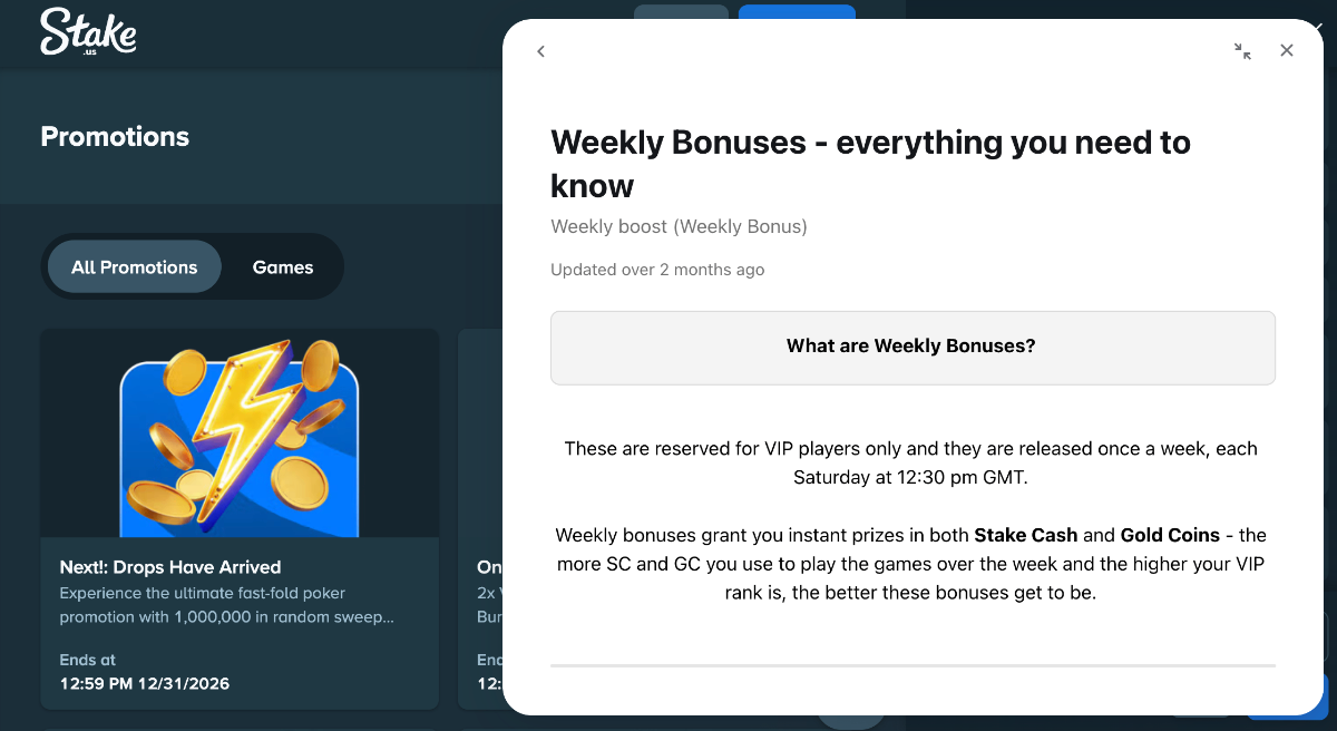 Stake customer support