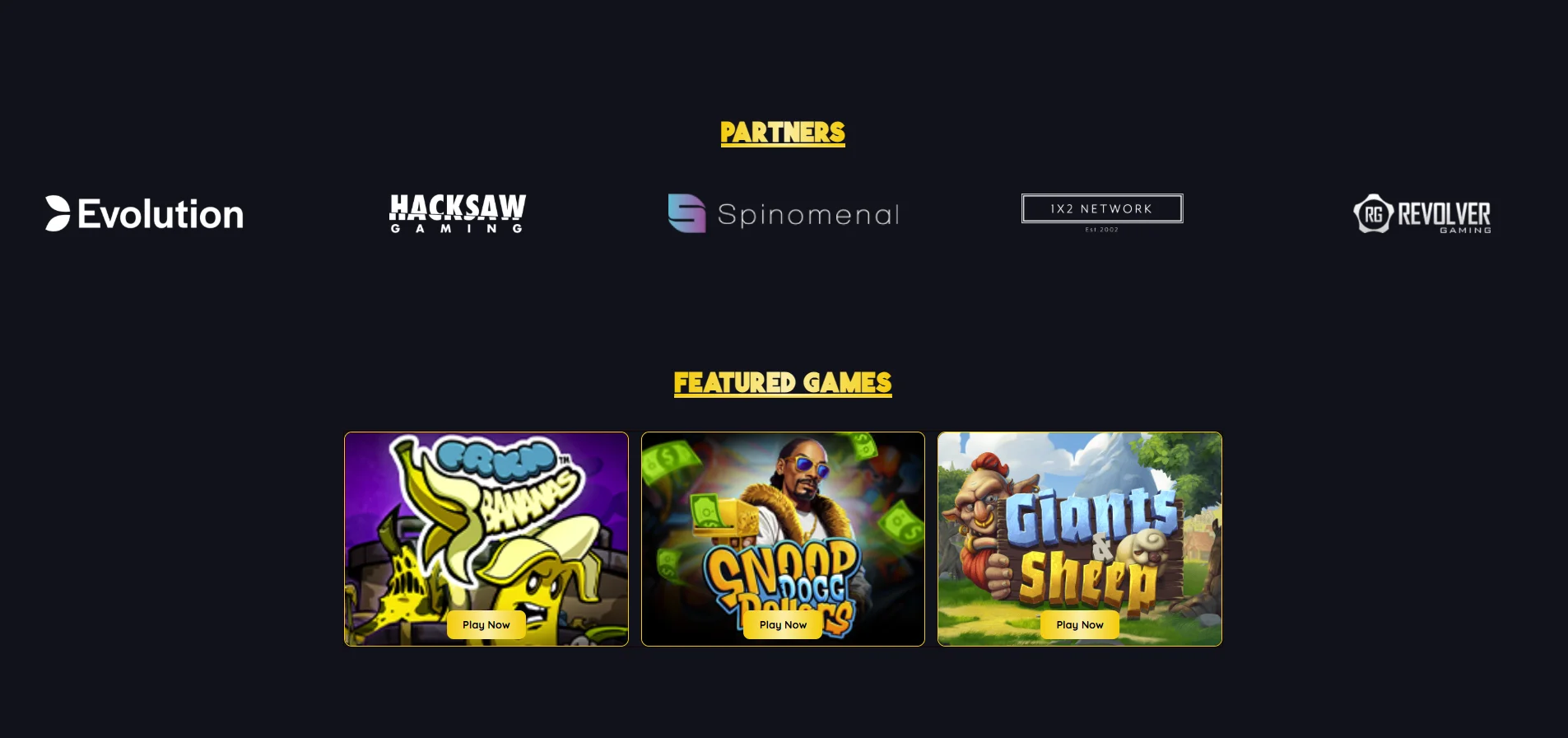 Scrooge Casino games