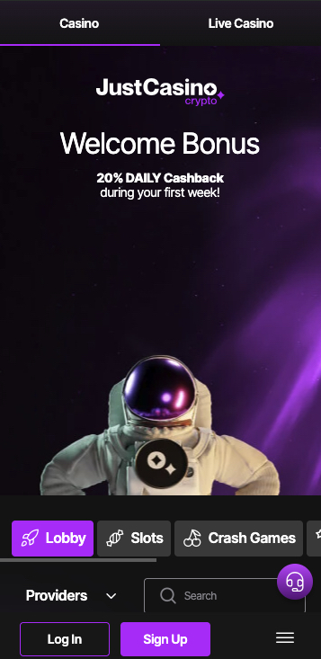justcasino bonus