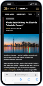 BetMGM Mobile Casinos